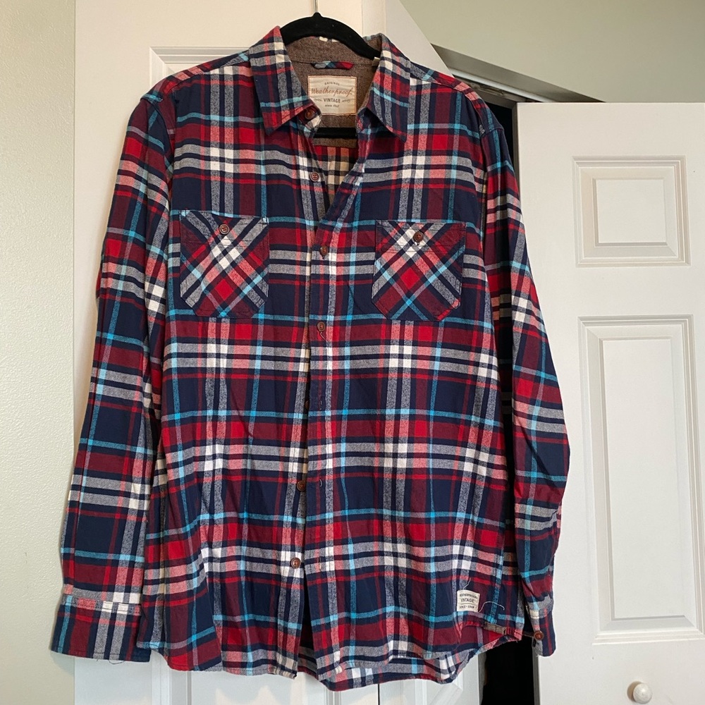 Men’s Plaid Button Down